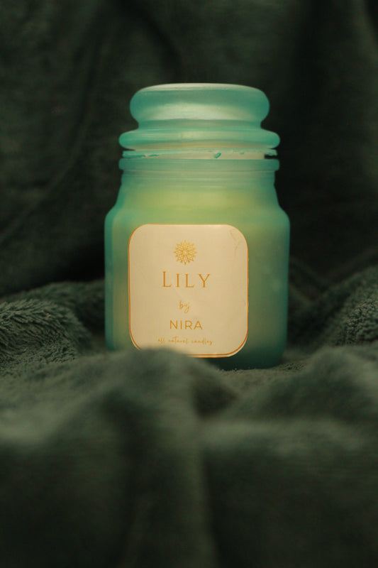 Yunki glass jar handmade scented candle